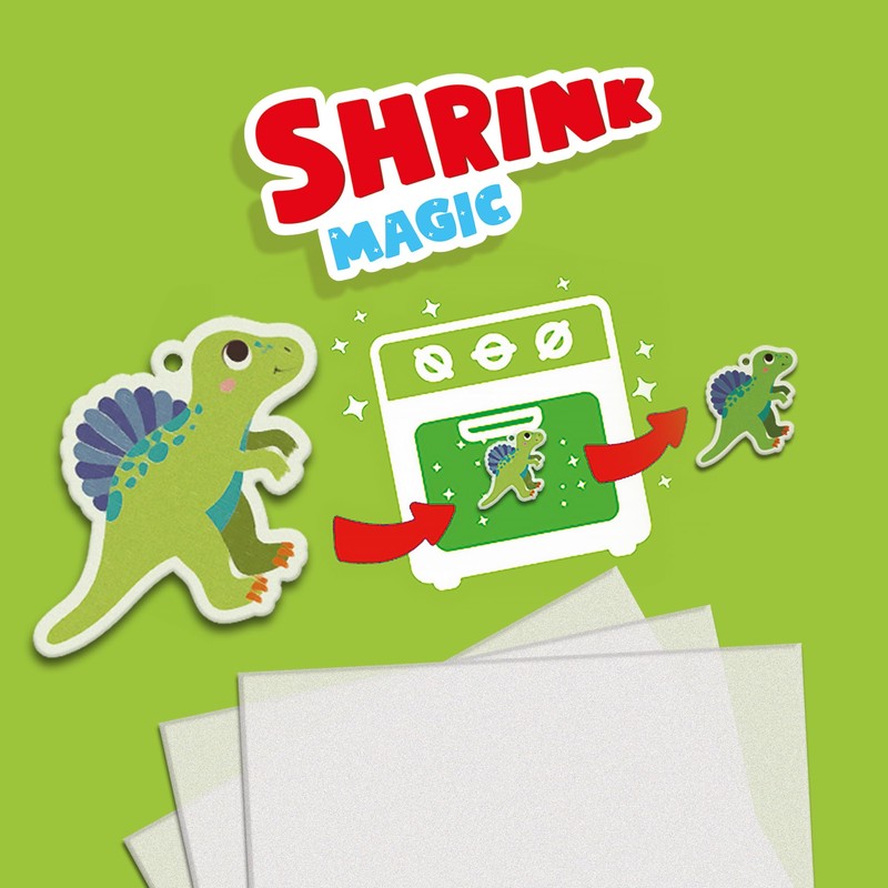 SES Creative 14294 Shrink Film - Dino Keyring - Creative