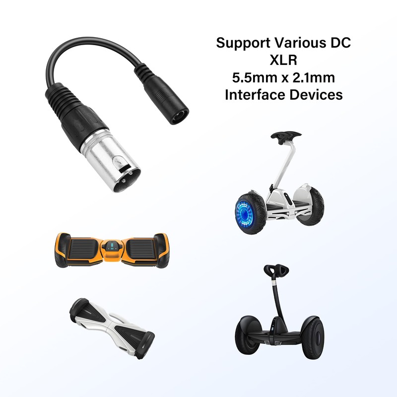 PNGKNYOCN 2A DC Power Cable,2 Pack DC 5.5 x 2.1mm