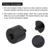 QUARKZMAN 3 Piece Microphone Stand Adapter, 1/4 Female Thread to