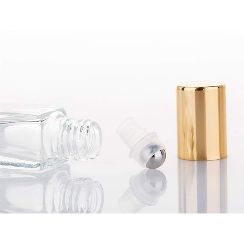 3ml Square Glass Roller Bottle For Essential Oils,Mini Glass Bottles