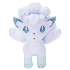 TAKARATOMY A.R.T.S "Pokémon: I Choose You!" Pokémon Get Plush Toy, Vulpix (Alolan Vulpix Form), Height Approx. 9.1 inches (23 cm)