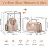4 Packs Clear Handbag Storage Organizer for Closet, Acrylic Display