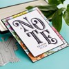 Spellbinders A Note from Me to You Betterpress Plate, Metal,