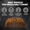 Beardo Compact Wooden Comb