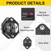 DMiotech 30A Circuit Breaker, 12-32V DC Automotive Inline Fuse Holders
