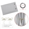 Estelar Textiler Light Grey Blackout Curtains 108 Inches Long, Silver