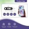 Dazujem Front Camera Cover Compatible for 17 Pro Max/17 Pro