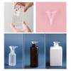 CAASFOOY Clear Mini Funnels 40 Pieces in 4 Sizes Polypropylene