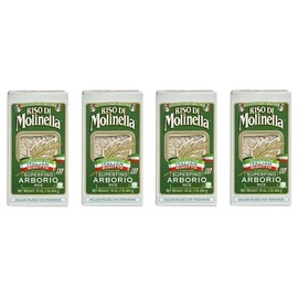 Molinella Rice Arborio, 16 oz (Four Pack)