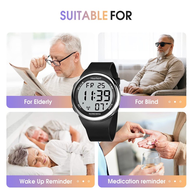 Hearkent Atomic Talking Watch Sets Itself for Visually impaired or