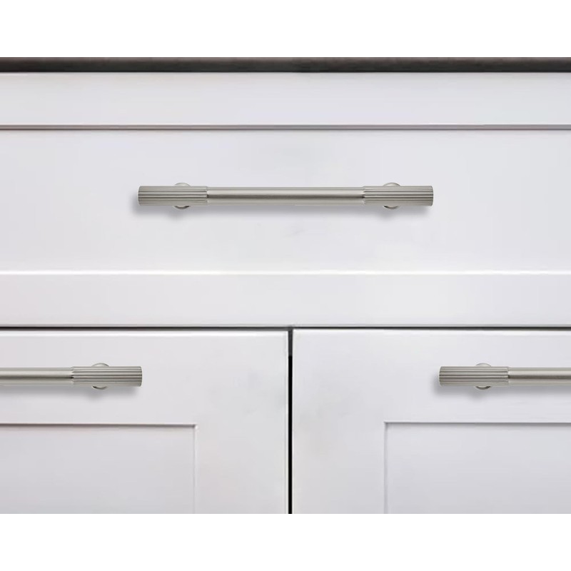 khtumeware 3-3/4 Inch Hole Center 2 Pack Brushed Satin Nickel