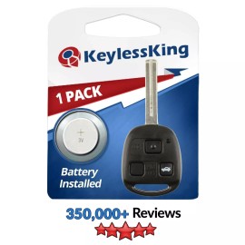 KeylessKing* New Uncut Ignition Master Key Keyless Entry Remote Fob Transmitter For HYQ1512V