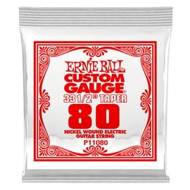 Ernie Ball Long Scale Nickel Wound Single Strings .080 Gauge 3-Pack