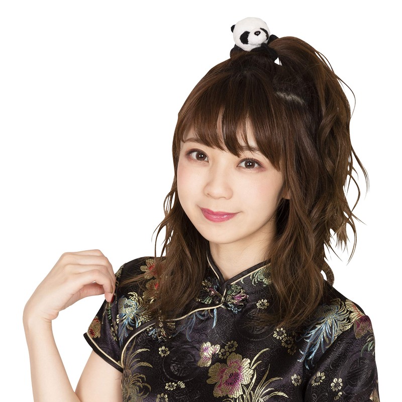 Party City Unisex Black Huggable Panda Hair Elastic Variety Goods