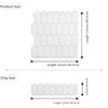 Alwayspon 10 Sheets 12" x12inch White 3D Vinyl Backsplash Tiles,