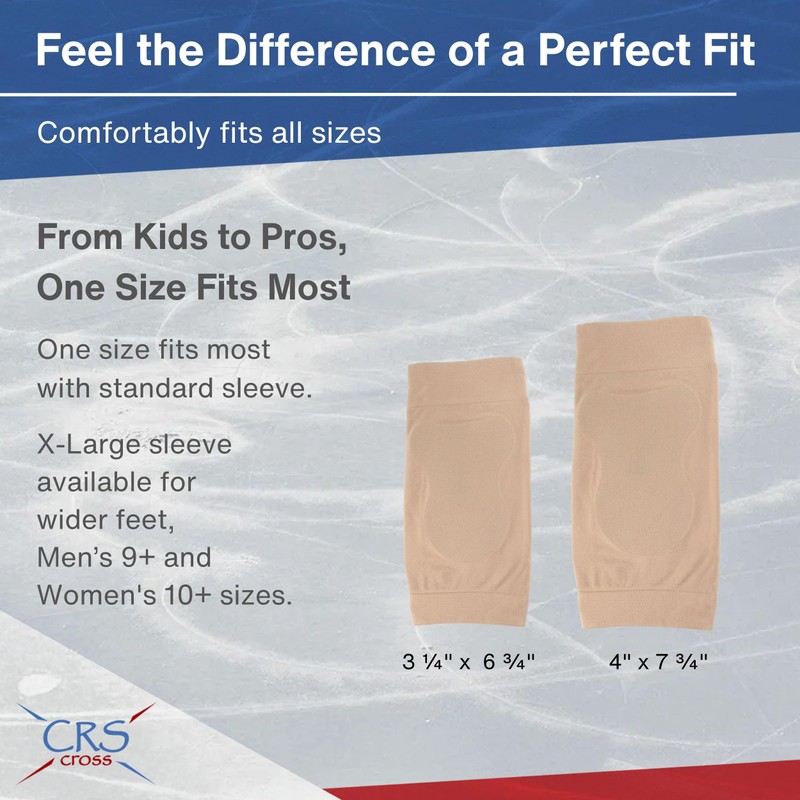 CRS Cross Achilles Heel Gel Sleeves. 1 Pair of Premium