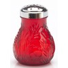 Sugar Shaker Dispenser - Inverted Thistle Pattern - American Made - Mosser Glass (Red)