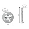 300 Pcs Foam Board Fasteners - 1-1/8 Inch Metal Washers