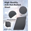 AOKLIT 10in x 10in x 1/4in Hot Rolled Steel Plate