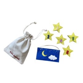 Nursery Rhyme "Twinkle Twinkle Little Star" Finger Puppet with Numbers 1-5 at the back – Fun and Educational Counting Toy for Toddlers and Preschoolers…