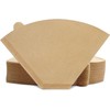 MUZTINTE #4 Cone Coffee Filters,100 Count (Pack of 1)，4 Coffee