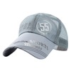 BUZZxSELECTION 55 CAP025 Mesh Cap, Hat, Stylish, Running, Golf, Sports,