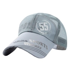 BUZZxSELECTION 55 CAP025 Mesh Cap, Hat, Stylish, Running, Golf, Sports, Men's