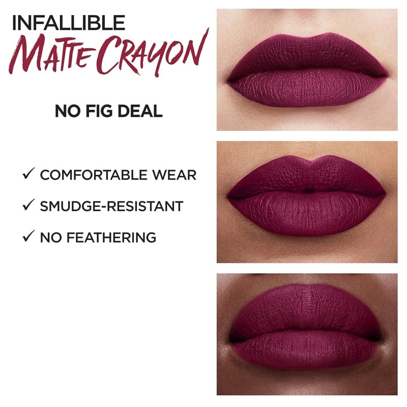 Infallible L'Oreal Paris Infallible Matte Lip Crayon (NO FIG DEAL