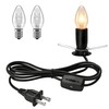 MMBGJKG Himalayan Salt Lamp Cord with Dimmer Switch and Bulbs,