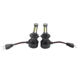 2pcs Vehicle X7‑COB 6500K H7 LED Headlight High Front Light Bulb Aluminum ABS