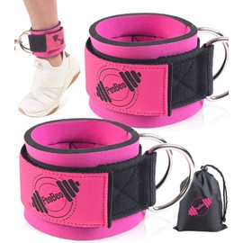 PeoBeo Ankle Straps for Cable Machine, Ankle Cable Attachments for Gym Ankle Cuffs Cable Machines for Women