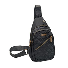 APOSITV Women's Body Bag, Quilting, One Shoulder Bag, Crossbody Wear, Small, Black