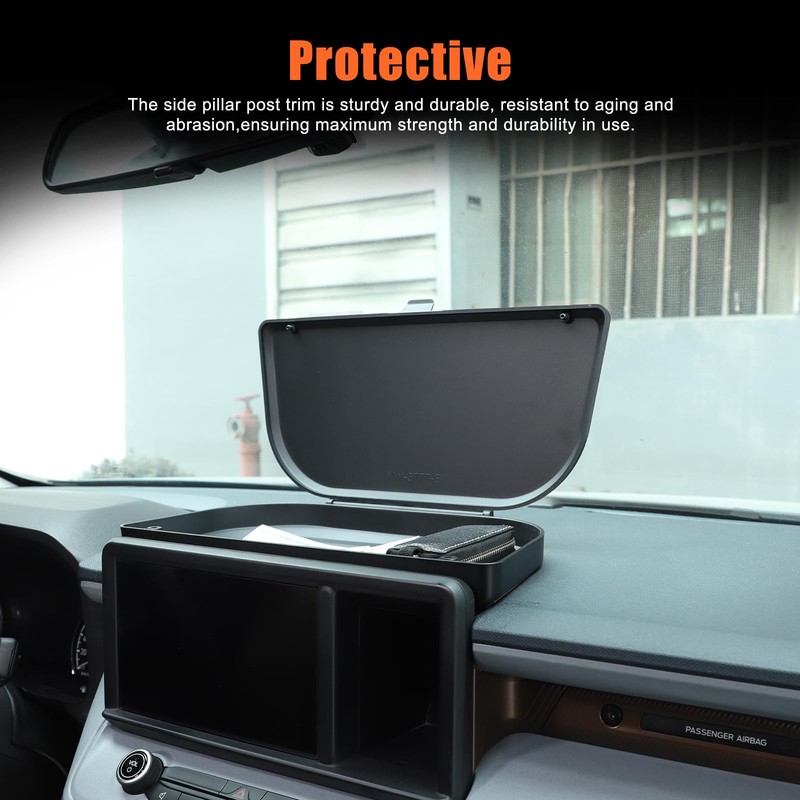 enter CoCar Dashboard Storage Box Organizer Holder Tray Compatible with