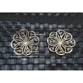 Hanbok Metal Decorations - Lotus Flower / Baessi Hair Ornament / Wedding Gift Decoration / Hanbok Decoration / 한복 금속장식-연꽃/배씨머리장식/예단장식/한복장식