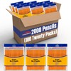 Trail maker Unsharpened Yellow Pencils in Bulk for School, Office
