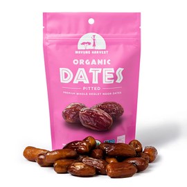 Mavuno Harvest Direct Trade Organic Dried Fruit, Dates, 4 Ounce (Pack of 6)