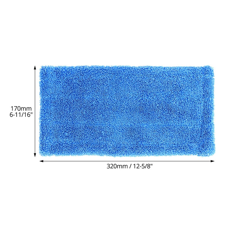QWORK® 4 Pack Reusable Microfibre Mop Pads 32 * 17cm,
