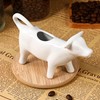 Angoily Ceramic Cow Coffee Creamer Dispenser: 40ml Withe Milk Creamer