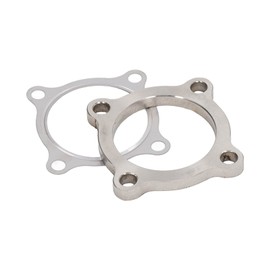 Brida de Escape Turbo de 4 Pernos de 2,5 Pulgadas, Brida de Escape de Turbina de Acero Inoxidable 304 con Junta para Sistemas de Escape 50AR T3/T4 GT35