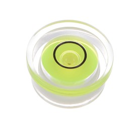 HARFINGTON Round Bubble Level 16x7.5mm Mini Circular Precision Spirit Levels for Leveling Camera Tripod Telescope Workshop Turntable, Green