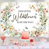 Sensfun Wildflower Baby Shower Backdrop Our Little Wildflower is On
