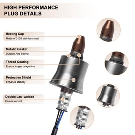 Oxygen O2 Sensor Upstream Downstream Fits for Toyota Avalon XLE XSE 2019-2021, for Toyota Camry LE SE XLE XSE 2018-2020, for Lexus ES300h 2019-2020 - O2 Sensors Replace 234-9304 234-9307 Set of 2