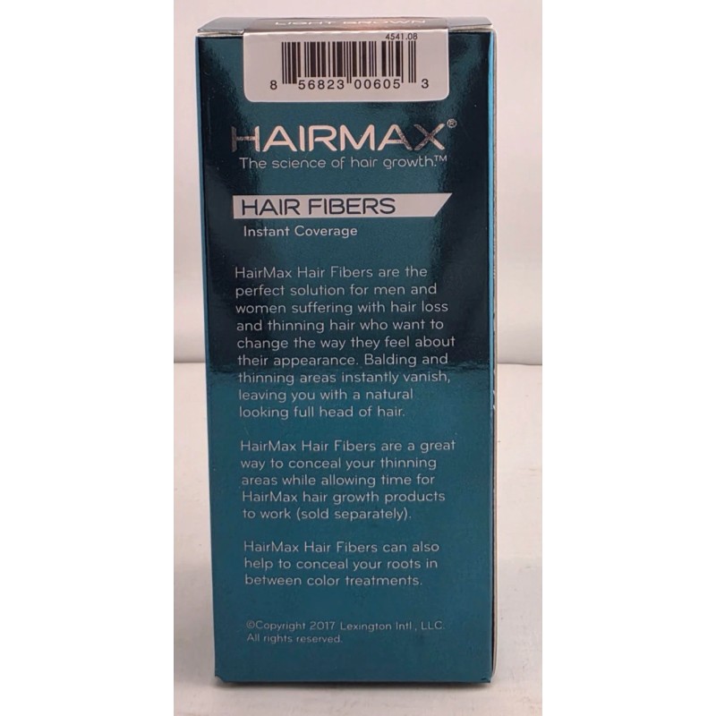 HairMax Hair Fibers Instant Coverage Density 30 Gram 1.06 oz