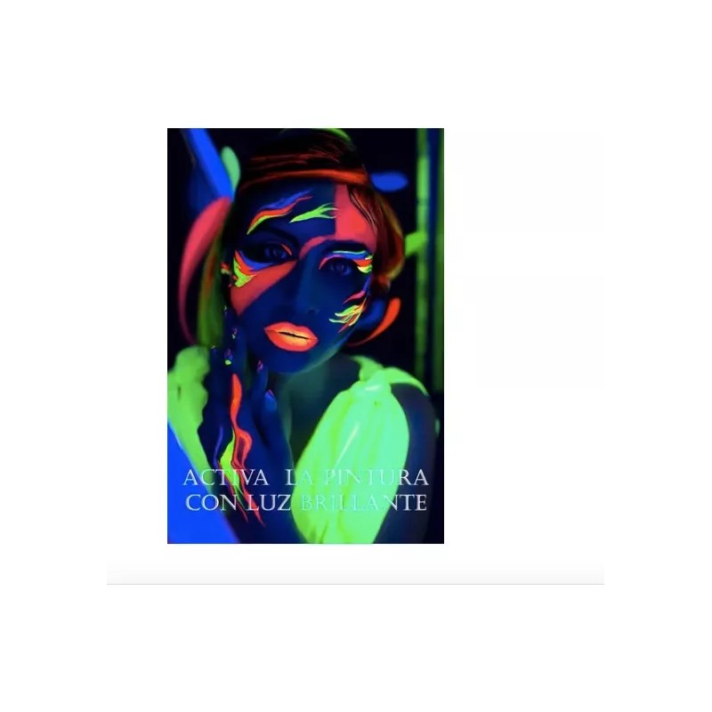 OEM 24 Tubos Pintura Corporal Neon Glow Luz Negra Uv