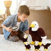 Lenwen 5 Pcs Eagle Stuffed Animal Bulk 1 Plush Mommy