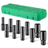 1/2 Drive Deep Impact Socket Set, 12 Piece Metric Socket