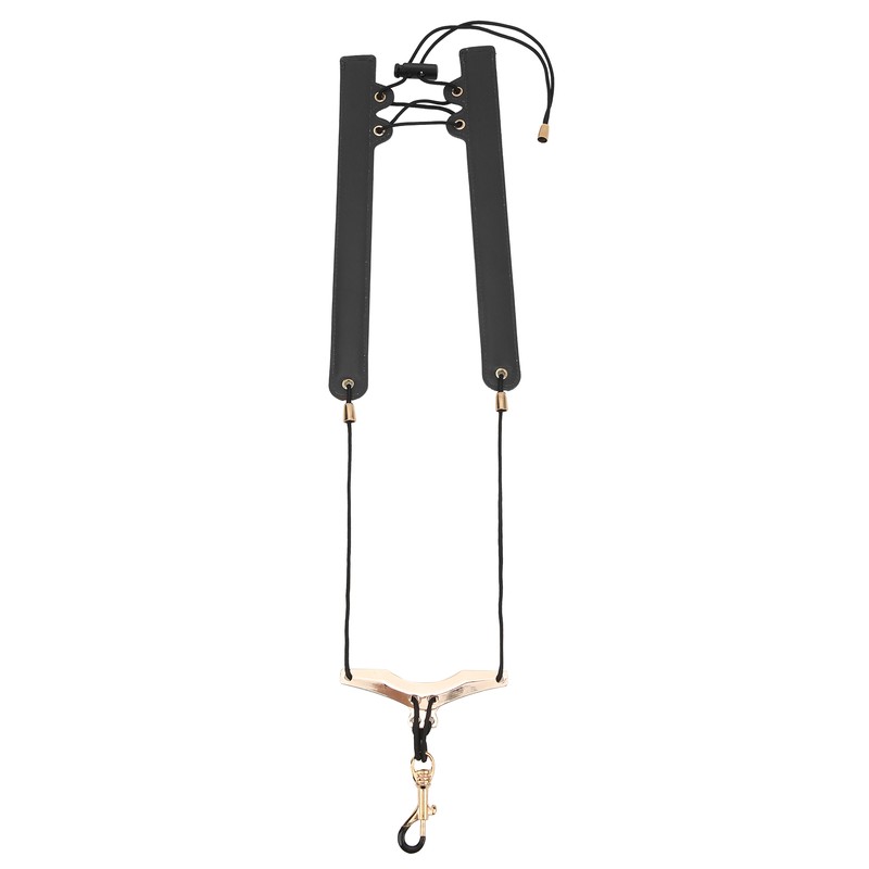 Saxophone Shoulder Strap Folding Artificial Leather No Stress On Neck