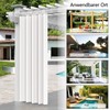 Comlax Outdoor Curtains - Waterproof Outdoor Curtain Balcony Patio UV