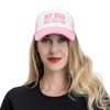 My dad Will Kill You Hat for Men Fashion Washed