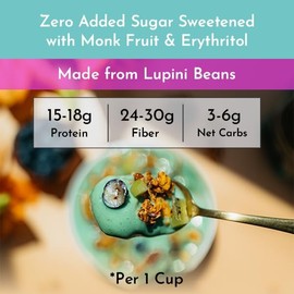 Superfood Granola- Grain-Free, Keto, No Sugar Added - No oats, Superfood Snack made from lupini beans with Berry Flavors, Gluten-Free (9 Ounce (Pack of 3), Chocolate, Berry, & Peanut Butter)